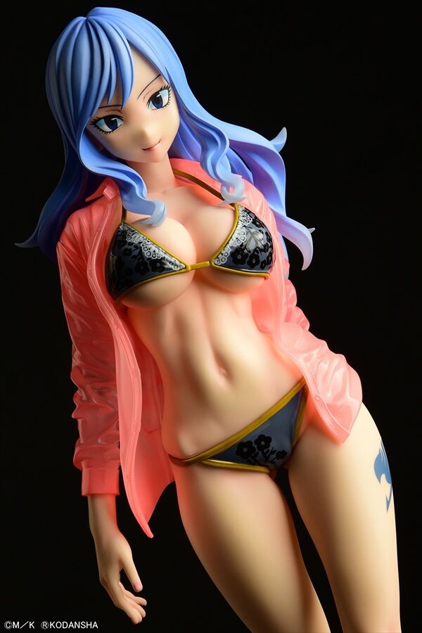 Fairy Tail - Juvia Lockser - 1/6 - Gravure_Style, Sheer Wet Shirt SP, Black Bikini!! (Orca Toys) photo 6