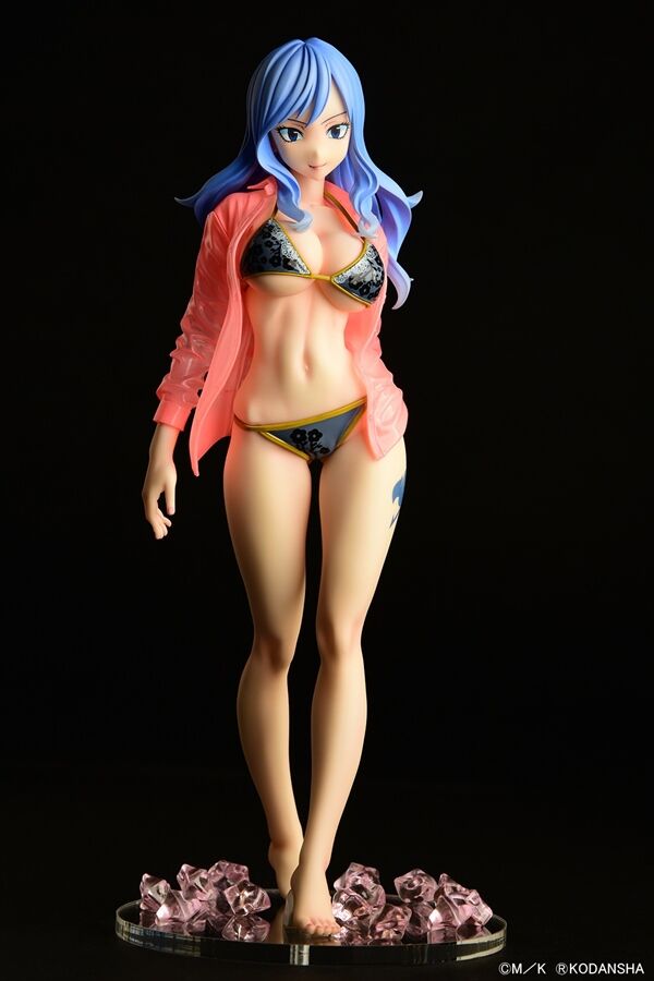 Fairy Tail - Juvia Lockser - 1/6 - Gravure_Style, Sheer Wet Shirt SP, Black Bikini!! (Orca Toys) photo 7