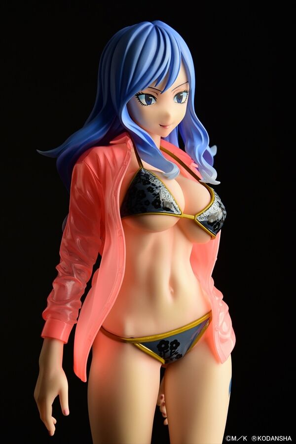 Fairy Tail - Juvia Lockser - 1/6 - Gravure_Style, Sheer Wet Shirt SP, Black Bikini!! (Orca Toys) photo 8
