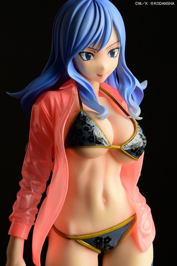 Fairy Tail - Juvia Lockser - 1/6 - Gravure_Style, Sheer Wet Shirt SP, Black Bikini!! (Orca Toys) photo 9