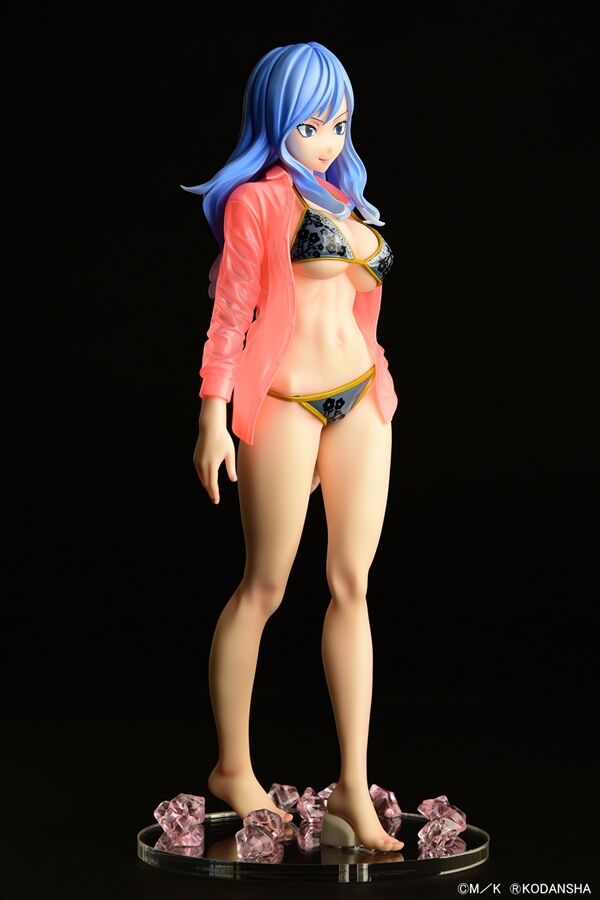Fairy Tail - Juvia Lockser - 1/6 - Gravure_Style, Sheer Wet Shirt SP, Black Bikini!! (Orca Toys) photo 10