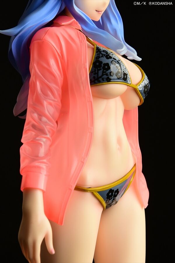 Fairy Tail - Juvia Lockser - 1/6 - Gravure_Style, Sheer Wet Shirt SP, Black Bikini!! (Orca Toys) photo 12