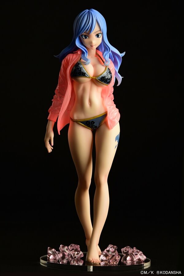 Fairy Tail - Juvia Lockser - 1/6 - Gravure_Style, Sheer Wet Shirt SP, Black Bikini!! (Orca Toys) photo 15