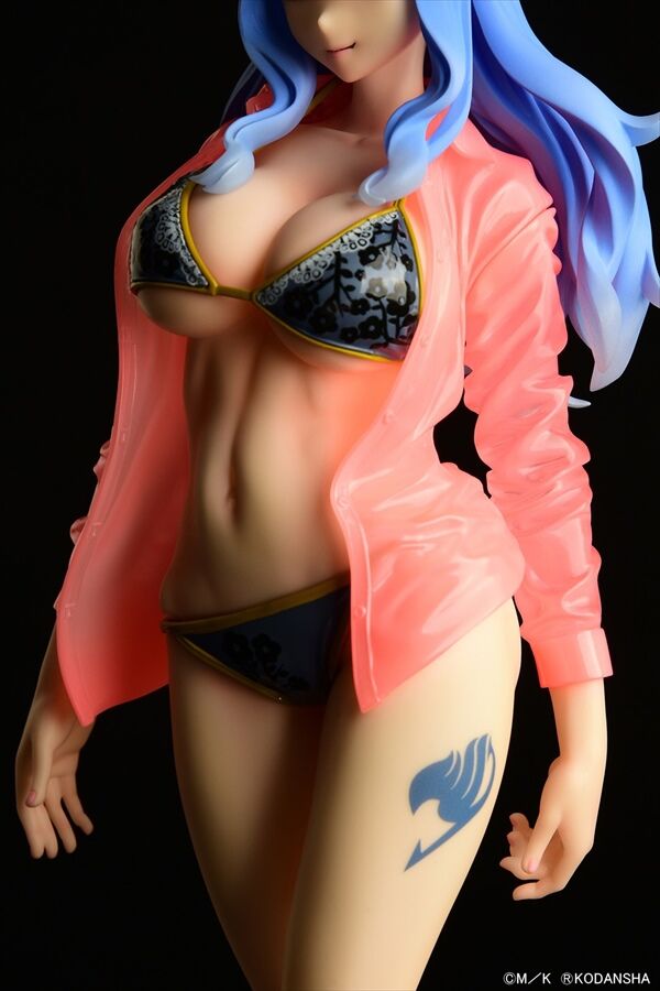 Fairy Tail - Juvia Lockser - 1/6 - Gravure_Style, Sheer Wet Shirt SP, Black Bikini!! (Orca Toys) photo 22