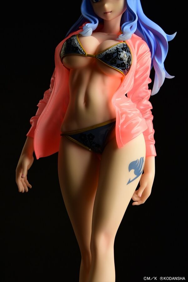 Fairy Tail - Juvia Lockser - 1/6 - Gravure_Style, Sheer Wet Shirt SP, Black Bikini!! (Orca Toys) photo 23