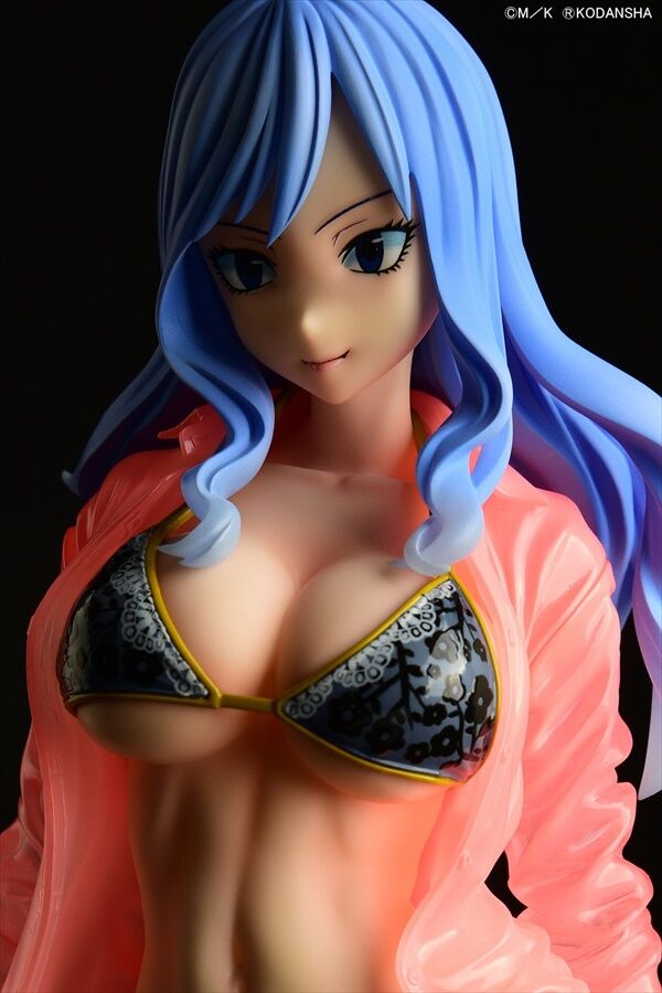 Fairy Tail - Juvia Lockser - 1/6 - Gravure_Style, Sheer Wet Shirt SP, Black Bikini!! (Orca Toys) photo 24
