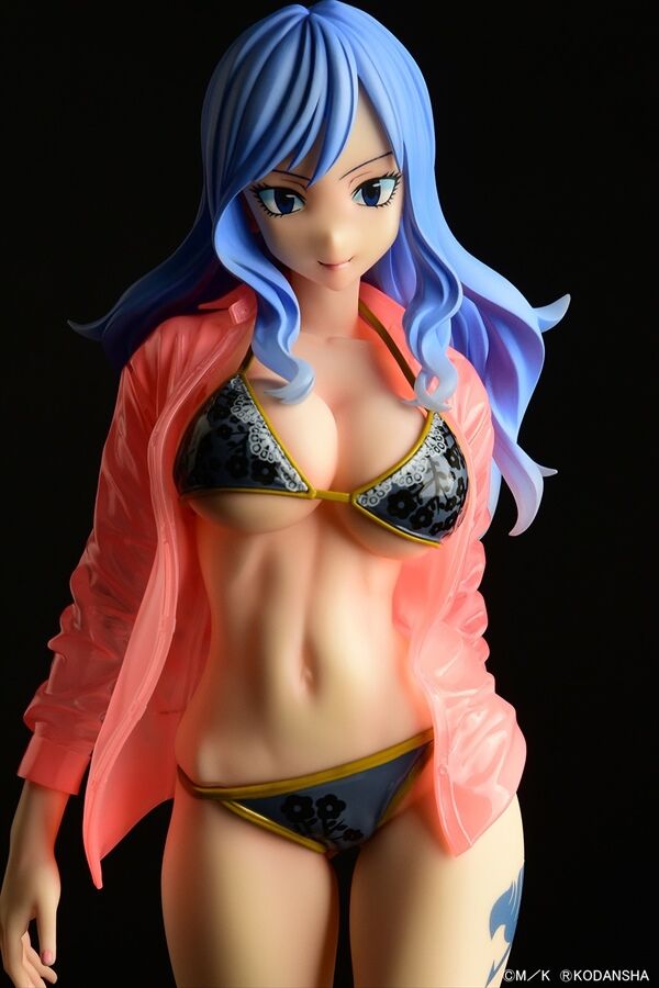 Fairy Tail - Juvia Lockser - 1/6 - Gravure_Style, Sheer Wet Shirt SP, Black Bikini!! (Orca Toys) photo 25
