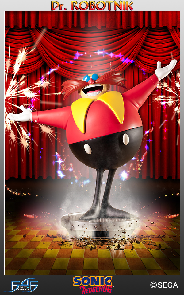 Sonic the Hedgehog - Doctor Eggman - Classic Sonic the Hedgehog Statue (6) (First 4 Figures) photo 3