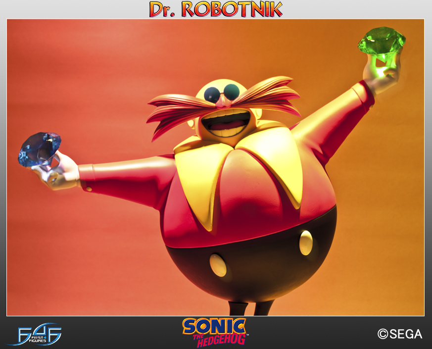 Sonic the Hedgehog - Doctor Eggman - Classic Sonic the Hedgehog Statue (6) (First 4 Figures) photo 4