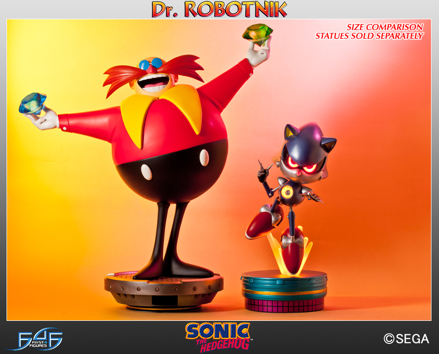 Sonic the Hedgehog - Doctor Eggman - Classic Sonic the Hedgehog Statue (6) (First 4 Figures) photo 5