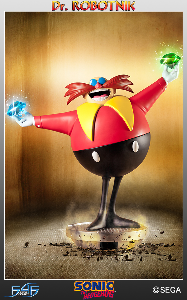 Sonic the Hedgehog - Doctor Eggman - Classic Sonic the Hedgehog Statue (6) (First 4 Figures) photo 6
