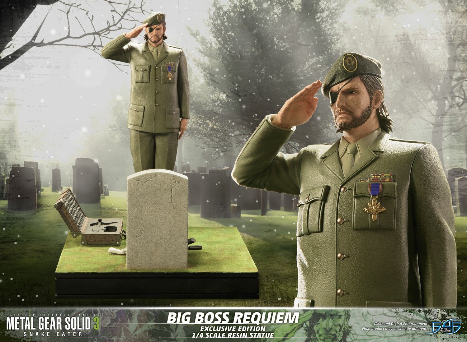 Metal Gear Solid 3: Snake Eater - Naked Snake - 1/4 - Requiem, Exclusive Edition (First 4 Figures) photo 25
