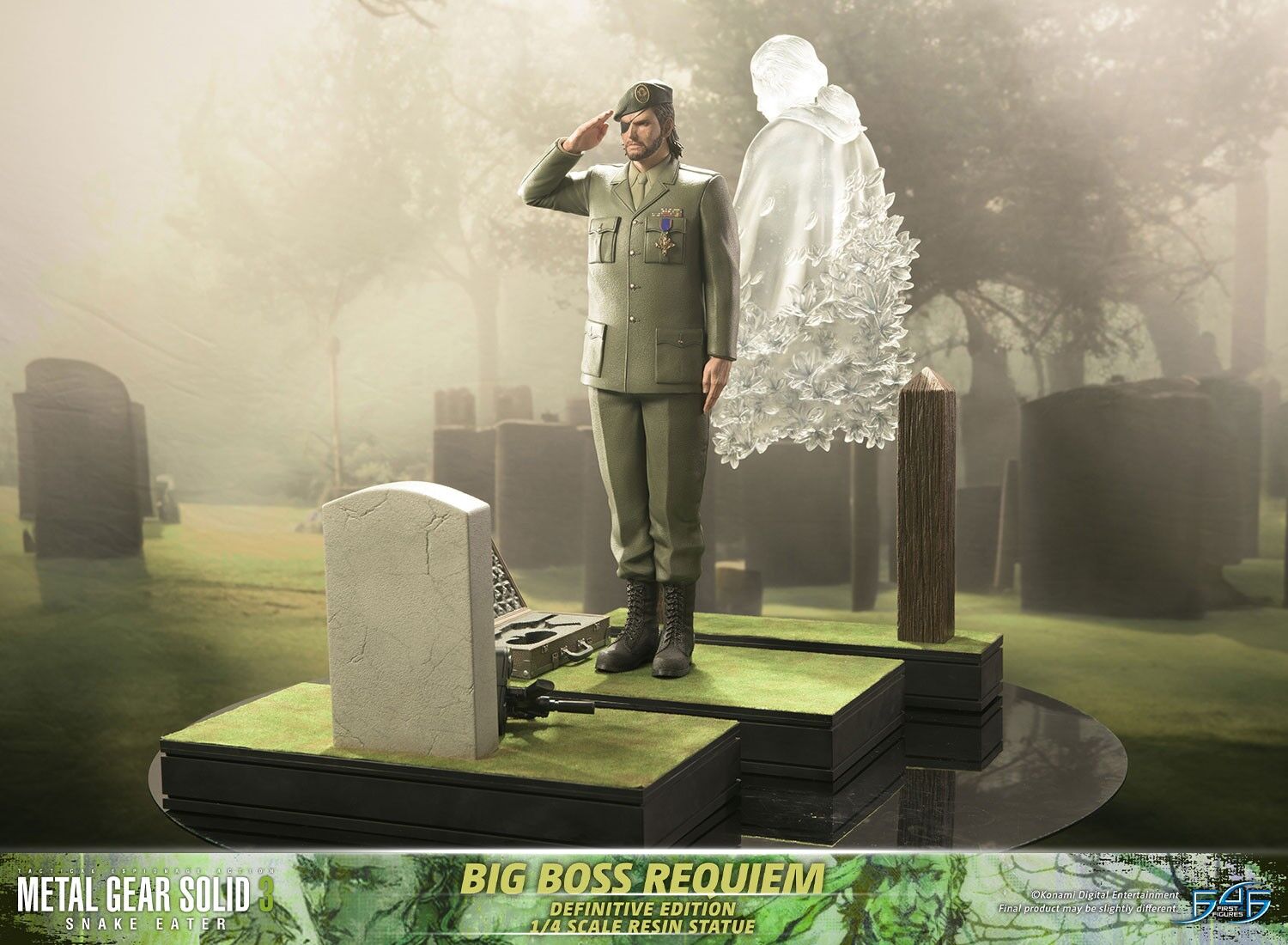 Metal Gear Solid 3: Snake Eater - Naked Snake - The Boss - 1/4 - Requiem, Definitive Edition (First 4 Figures) photo 13