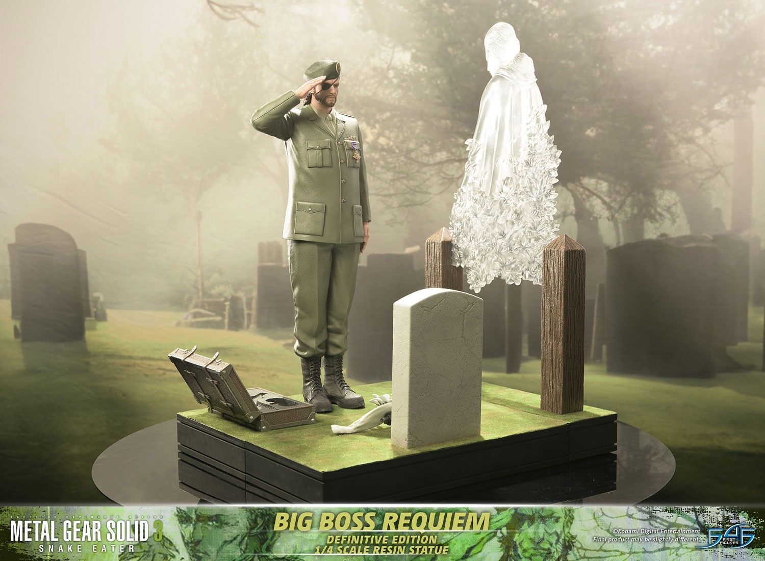Metal Gear Solid 3: Snake Eater - Naked Snake - The Boss - 1/4 - Requiem, Definitive Edition (First 4 Figures) photo 14