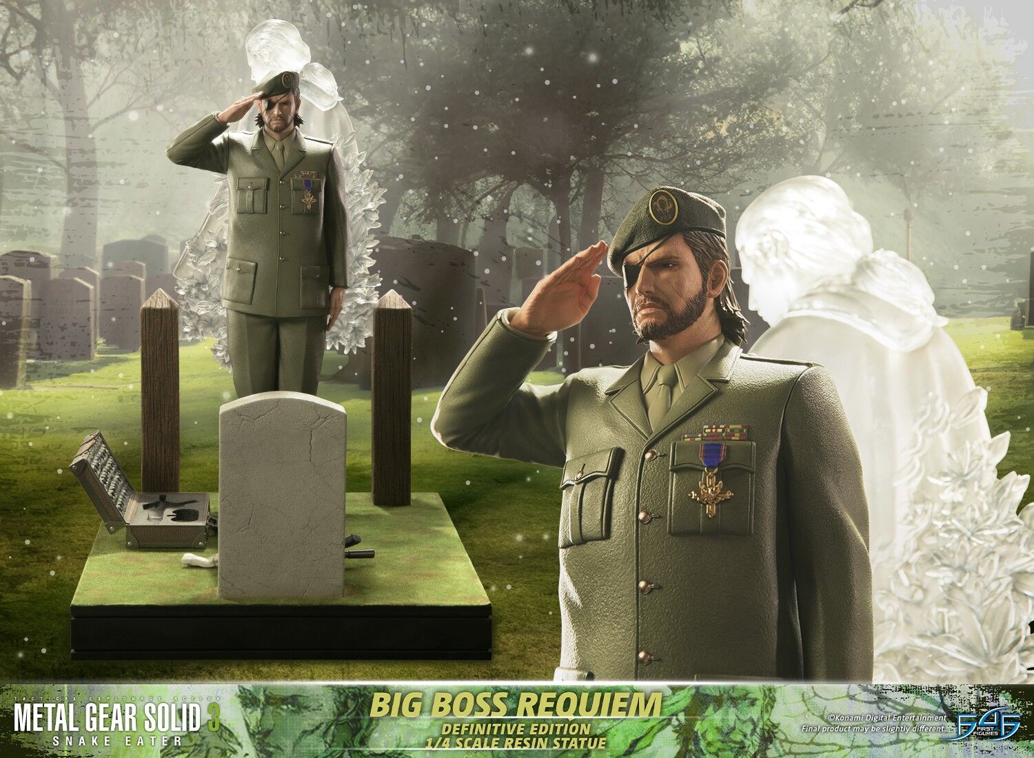 Metal Gear Solid 3: Snake Eater - Naked Snake - The Boss - 1/4 - Requiem, Definitive Edition (First 4 Figures) photo 34