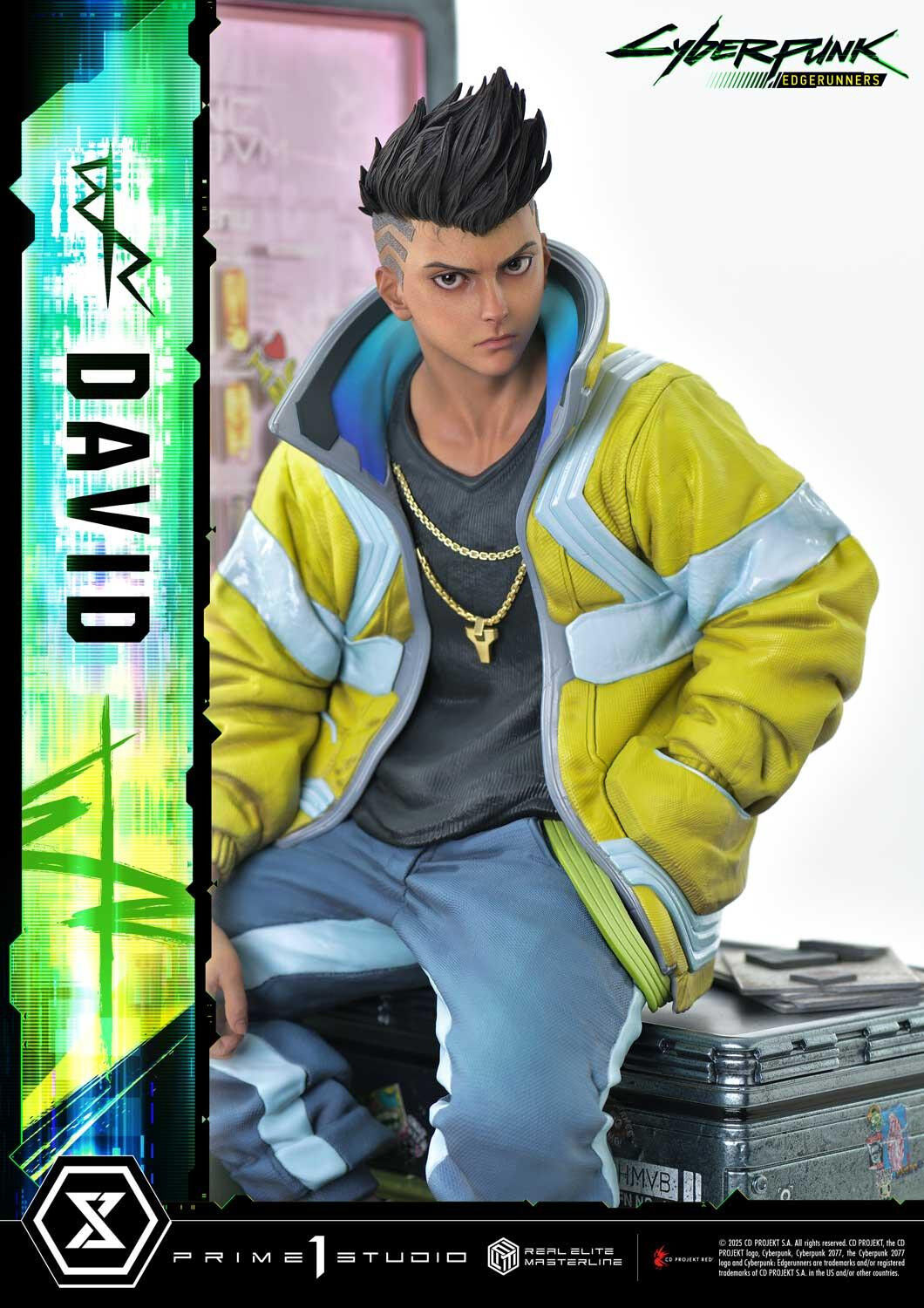 Cyberpunk: Edgerunners - David Martinez - Real Elite Masterline  (REMCP-02) - 1/4 (Prime 1 Studio) photo 5