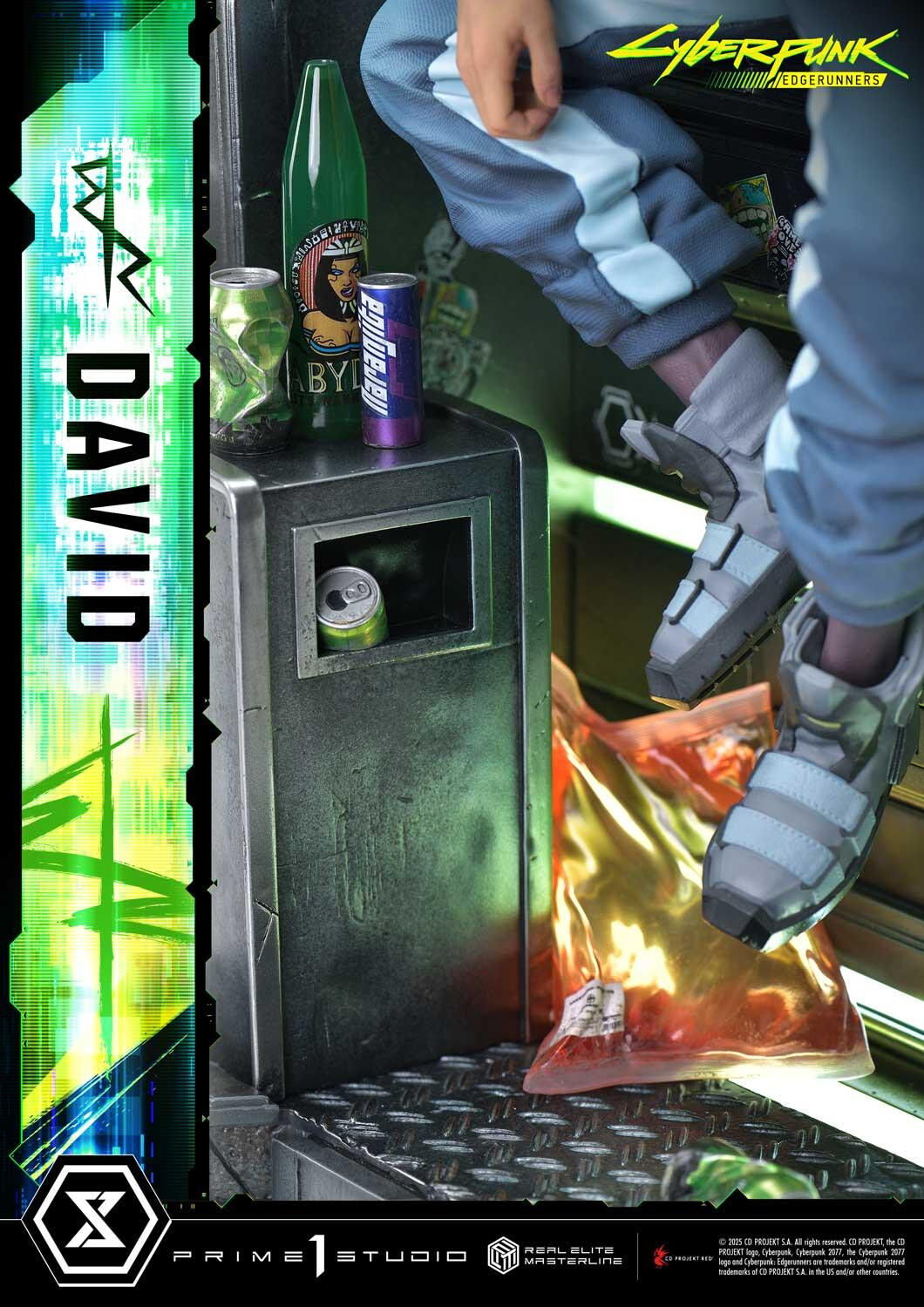 Cyberpunk: Edgerunners - David Martinez - Real Elite Masterline  (REMCP-02) - 1/4 (Prime 1 Studio) photo 13