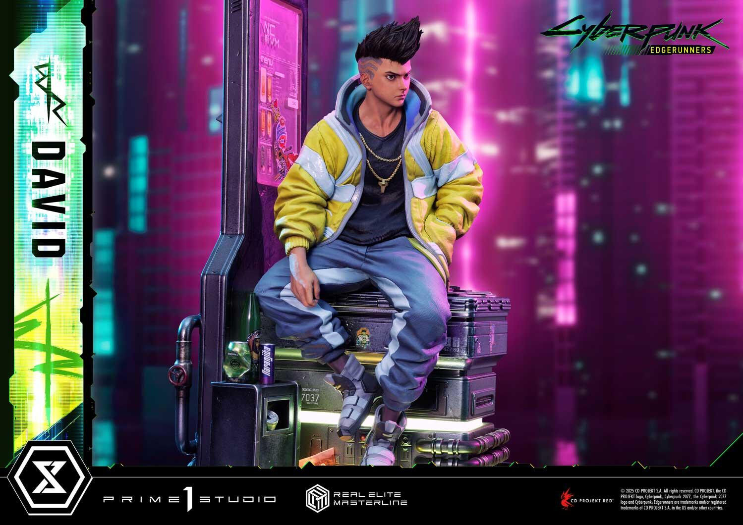Cyberpunk: Edgerunners - David Martinez - Real Elite Masterline  (REMCP-02) - 1/4 (Prime 1 Studio) photo 17