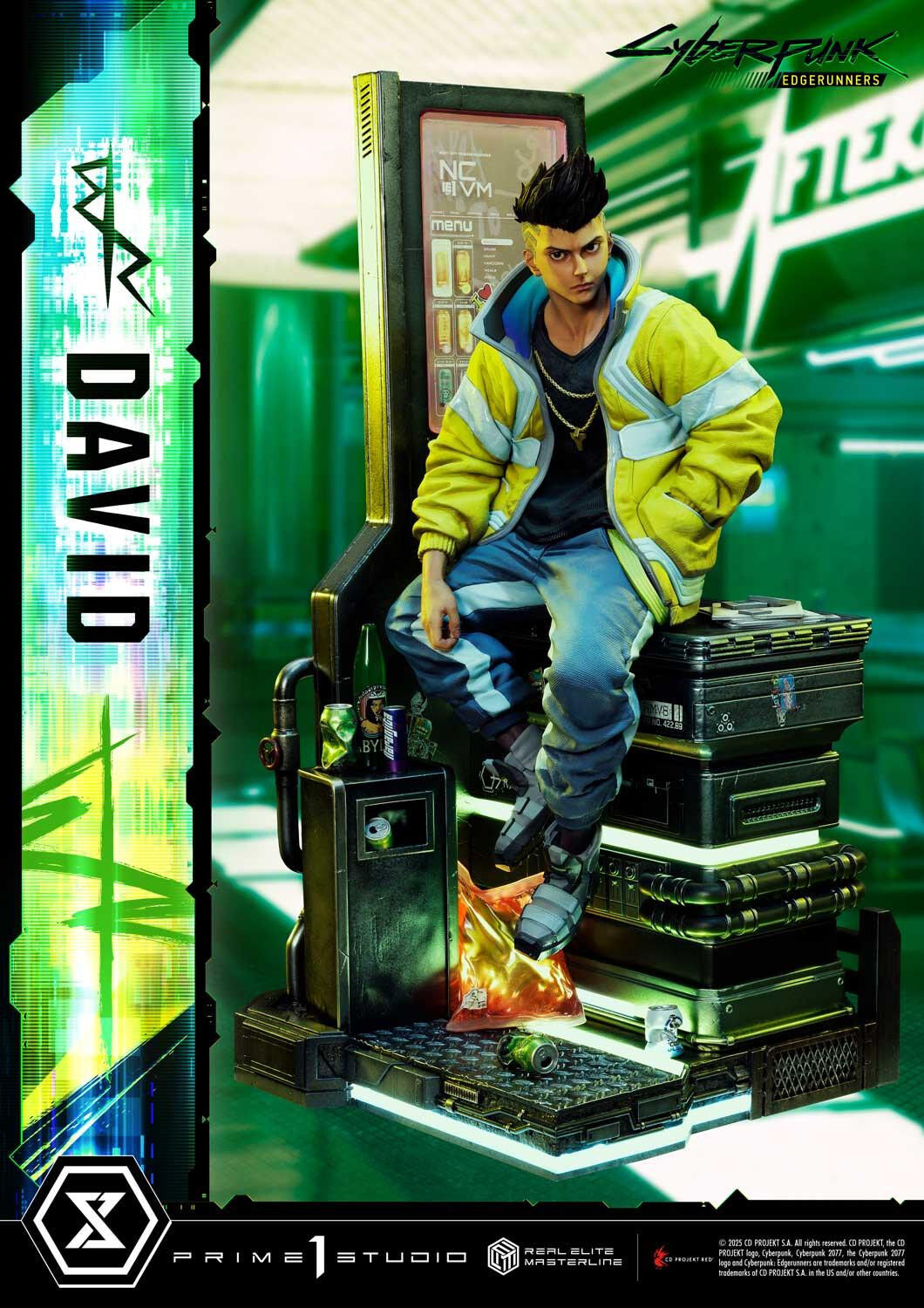 Cyberpunk: Edgerunners - David Martinez - Real Elite Masterline  (REMCP-02) - 1/4 (Prime 1 Studio) photo 26