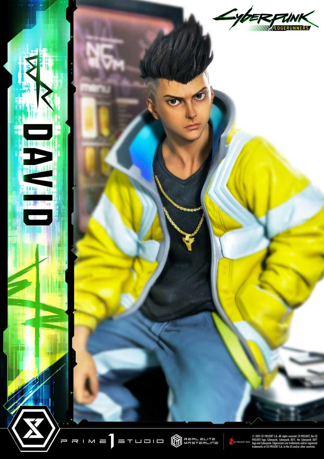 Cyberpunk: Edgerunners - David Martinez - Real Elite Masterline  (REMCP-02) - 1/4 (Prime 1 Studio) photo 35