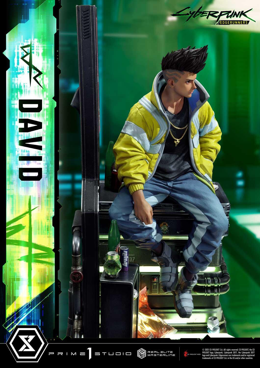 Cyberpunk: Edgerunners - David Martinez - Real Elite Masterline  (REMCP-02) - 1/4 (Prime 1 Studio) photo 36