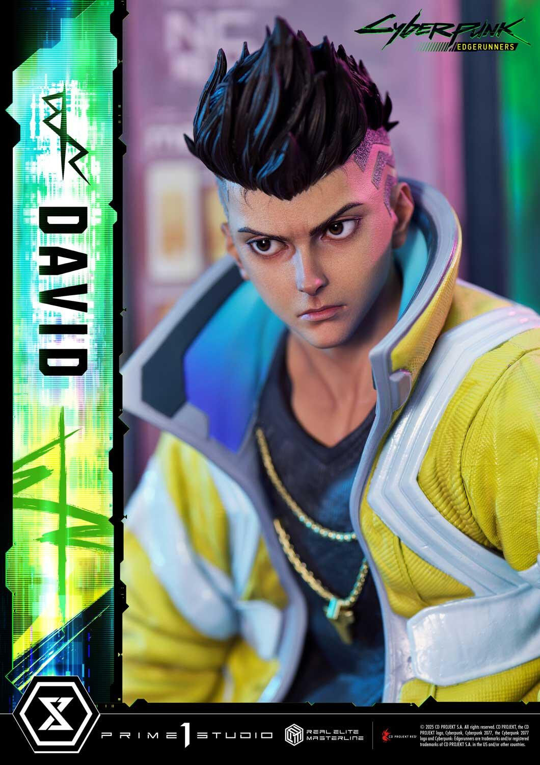 Cyberpunk: Edgerunners - David Martinez - Real Elite Masterline  (REMCP-02) - 1/4 (Prime 1 Studio) photo 46