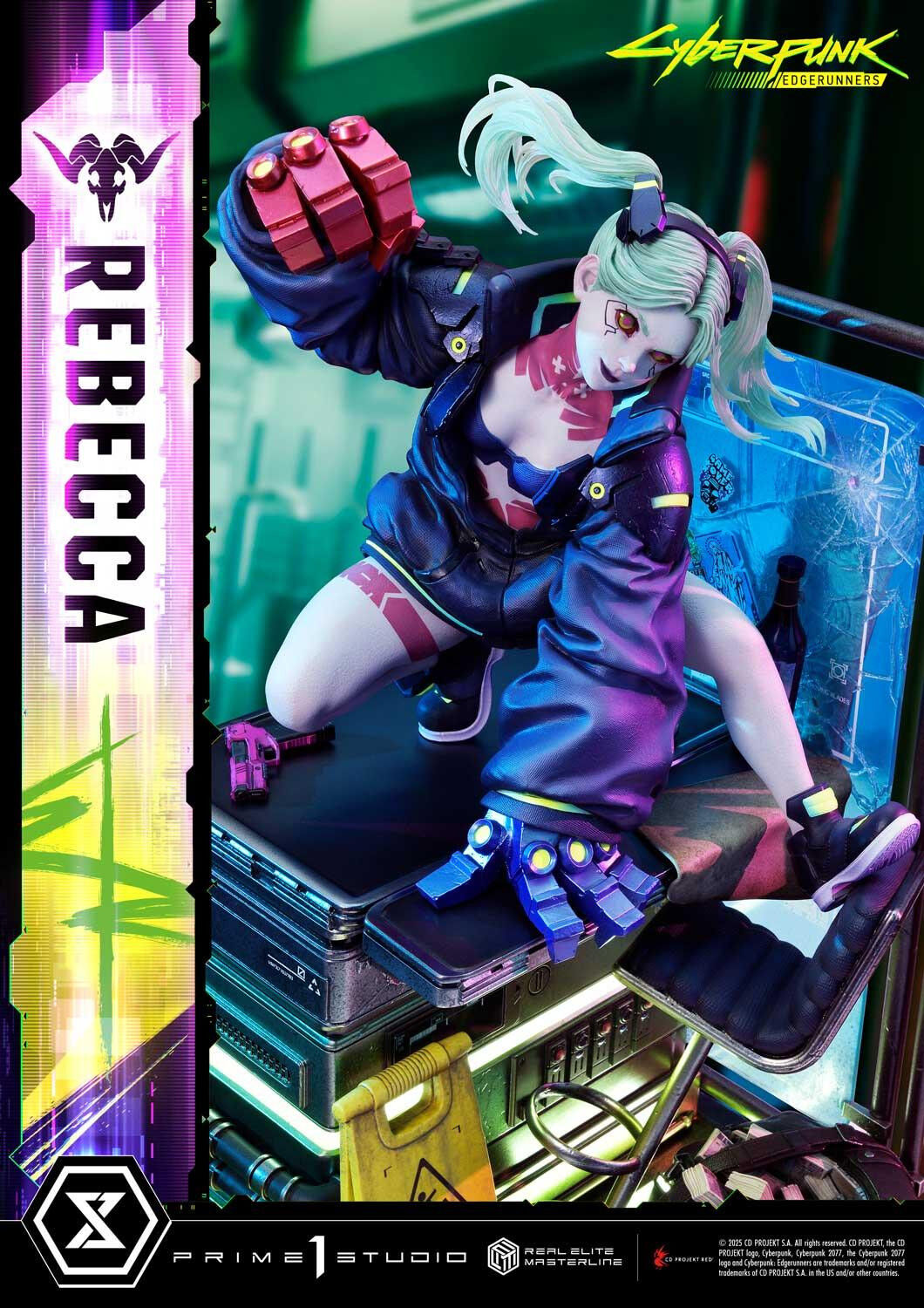 Cyberpunk: Edgerunners - Rebecca - Real Elite Masterline (REMCP-03) - 1/4 (Prime 1 Studio) photo 21
