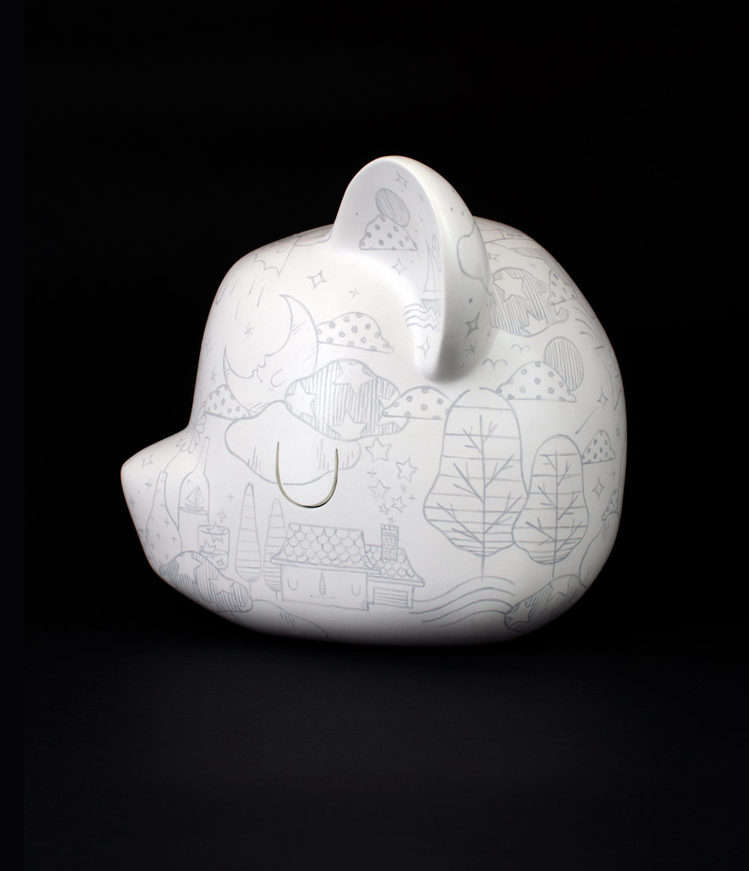 Original - Everyone Needs A Lot of Head by Luke Chueh - Sleepin’ Bear (Clutter) photo 2