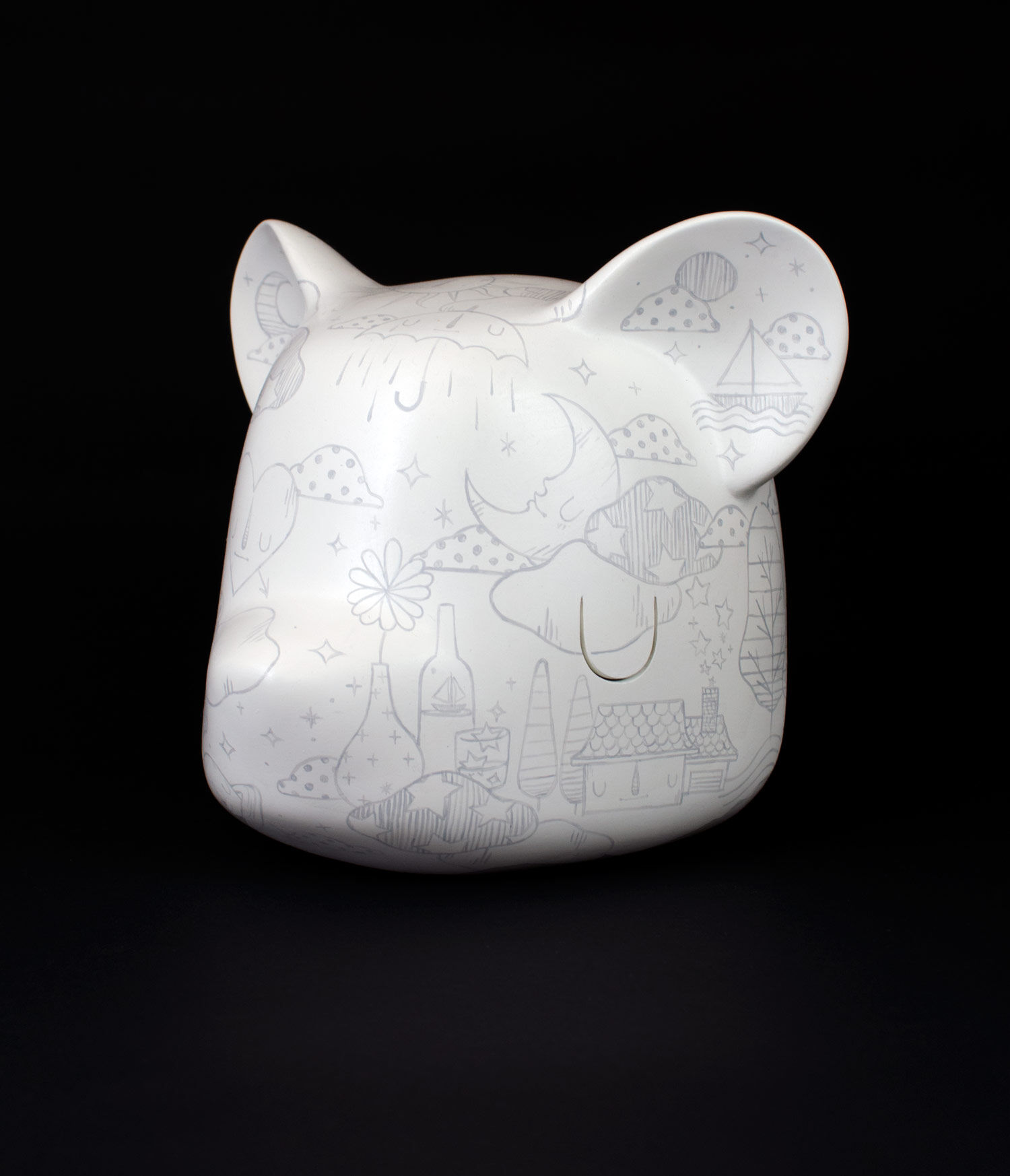 Original - Everyone Needs A Lot of Head by Luke Chueh - Sleepin’ Bear (Clutter) photo 3