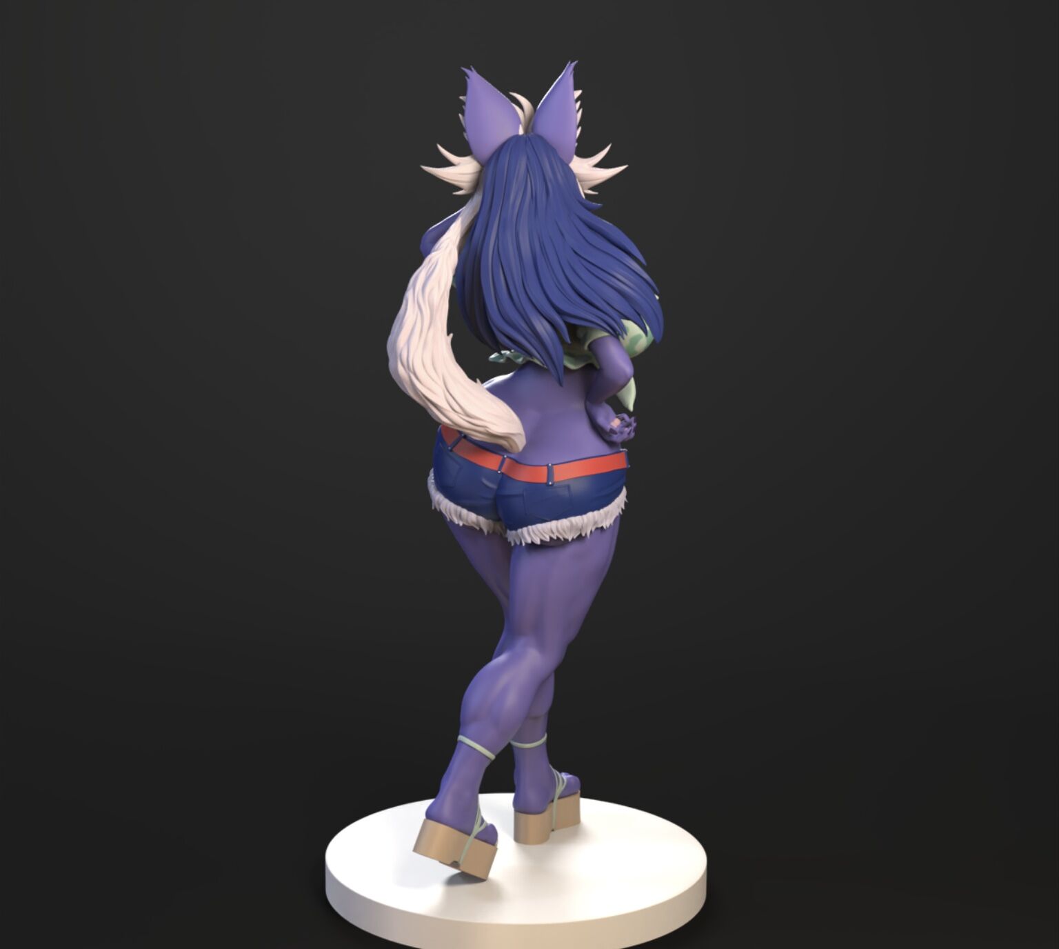 Mahou no Kemonohito Foxy Rena - Kasane Koumori - Doujin Figure (FoxsenPrint's) photo 2