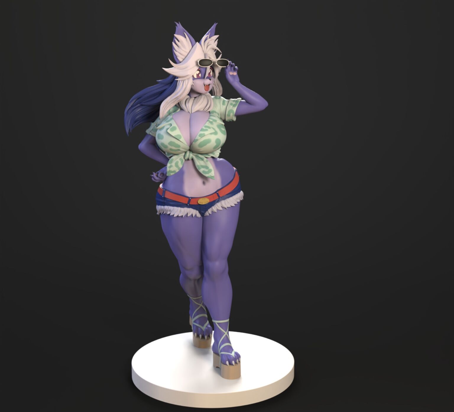 Mahou no Kemonohito Foxy Rena - Kasane Koumori - Doujin Figure (FoxsenPrint's) photo 3