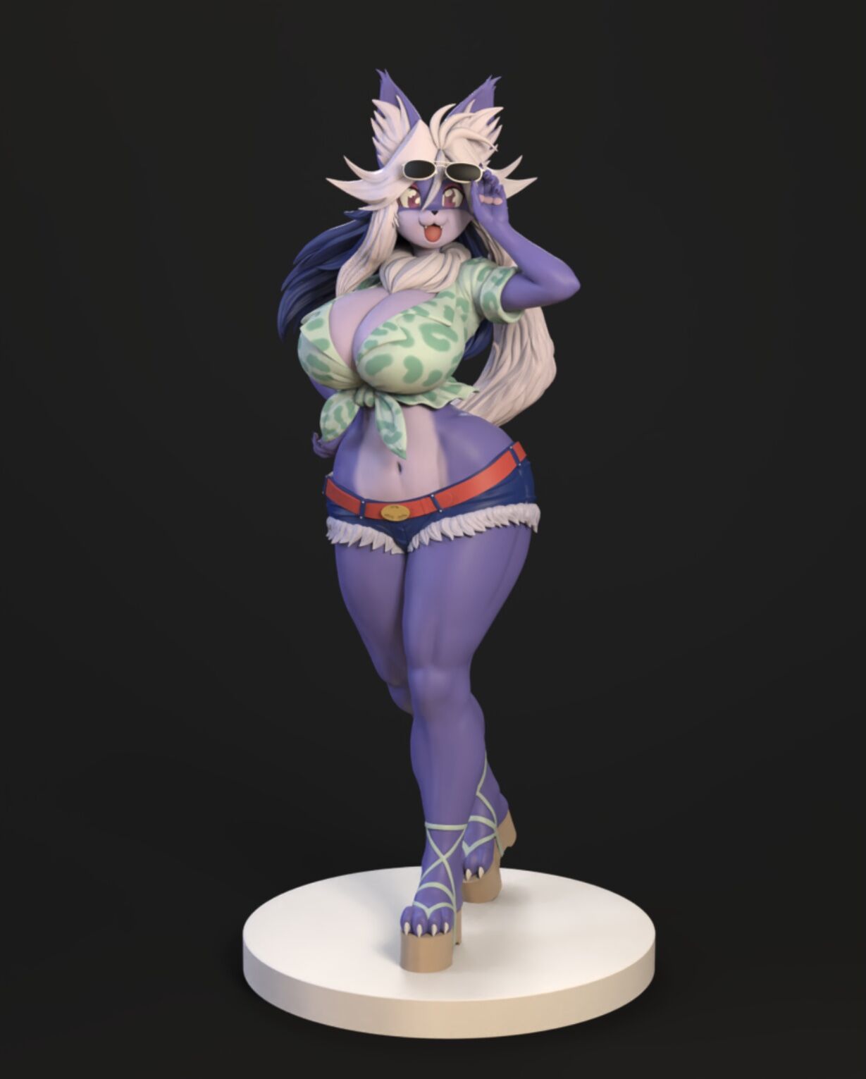 Mahou no Kemonohito Foxy Rena - Kasane Koumori - Doujin Figure (FoxsenPrint's) photo 4