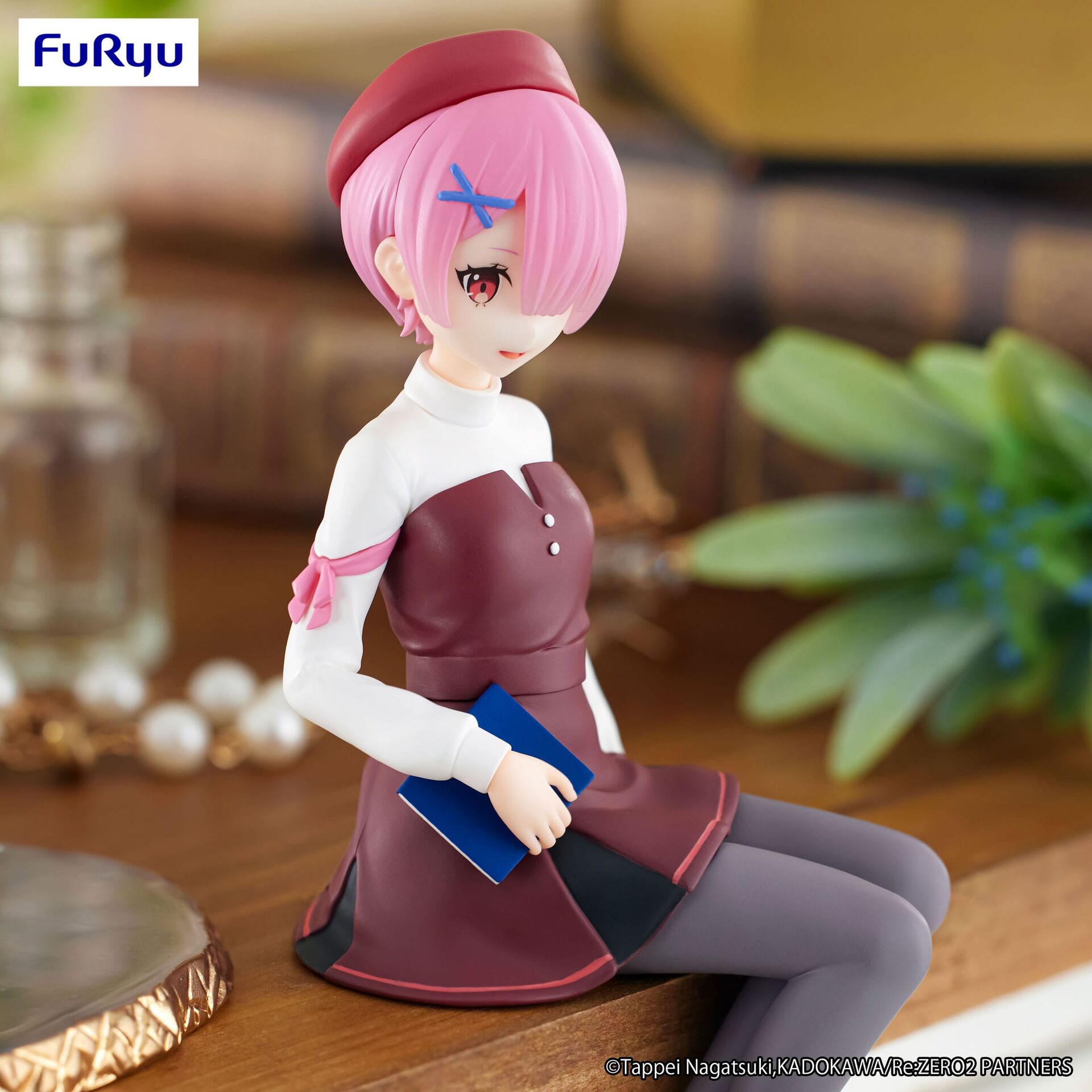 Re:Zero kara Hajimeru Isekai Seikatsu - Ram - Noodle Stopper Figure - Bungaku Style (FuRyu) photo 2