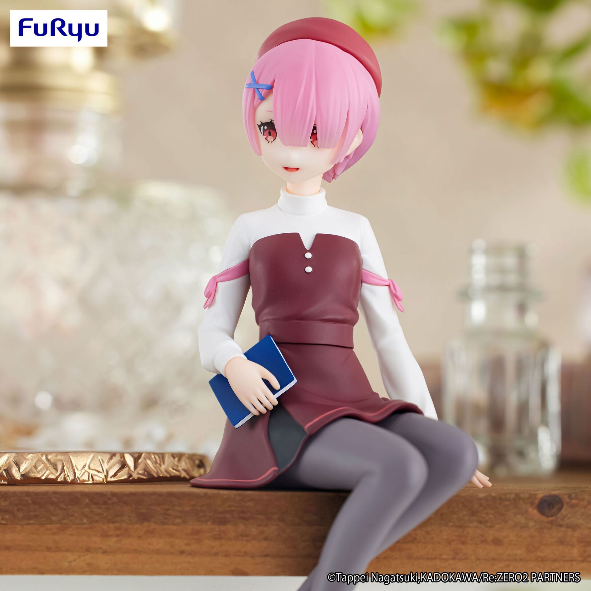Re:Zero kara Hajimeru Isekai Seikatsu - Ram - Noodle Stopper Figure - Bungaku Style (FuRyu) photo 3