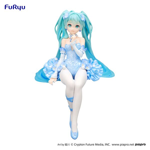 Piapro Characters - Hatsune Miku - Flower Fairy - Noodle Stopper Figure - Nemophila, Pale Blue ver. (FuRyu)