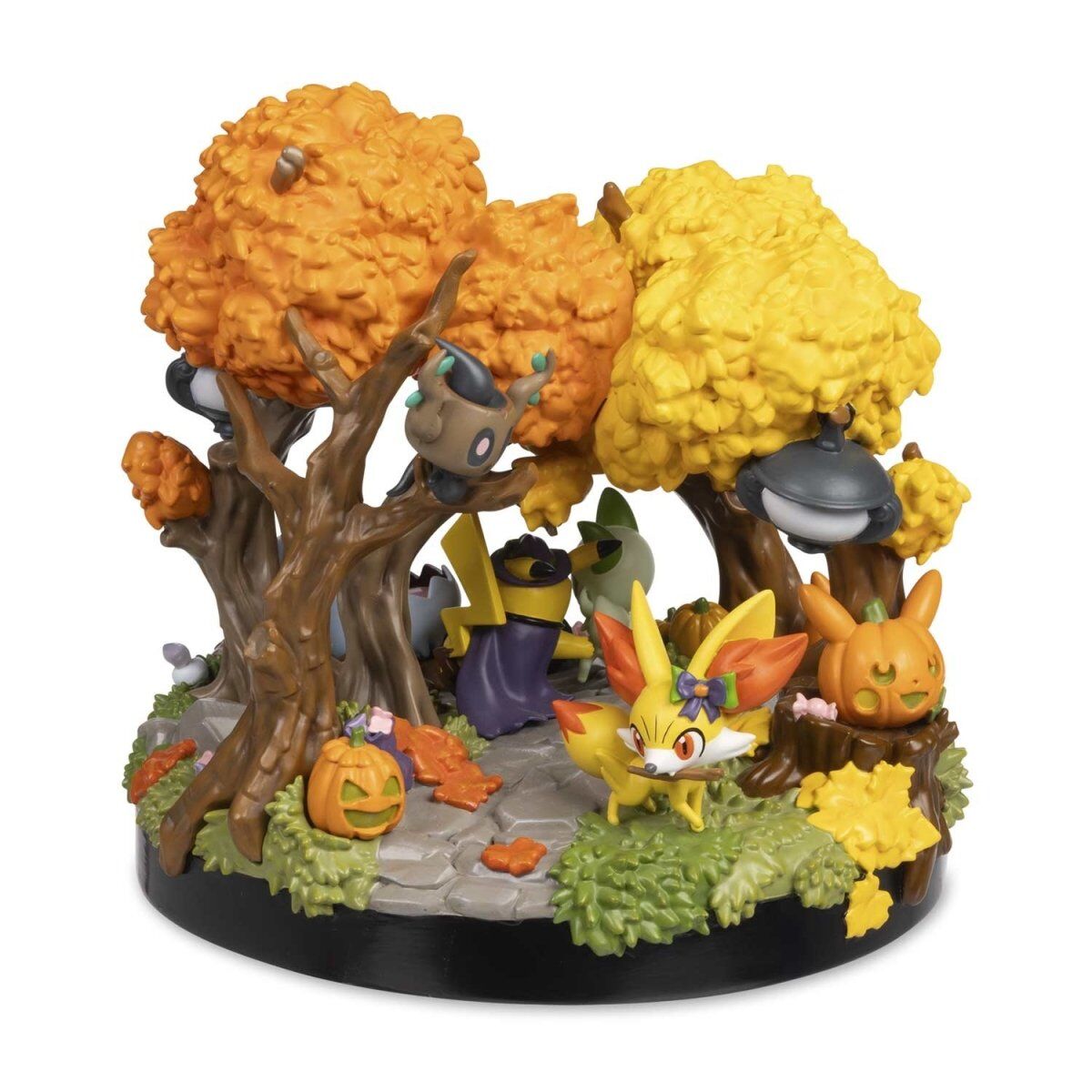 Pocket Monsters - Bochi - Bokurei - Fokko - Gangar - Nyahoja - Pikachu - Diorama - Light-Up Figure - Spooky Forest Stroll (PokémonCenter.com, The Pokémon Company International)
