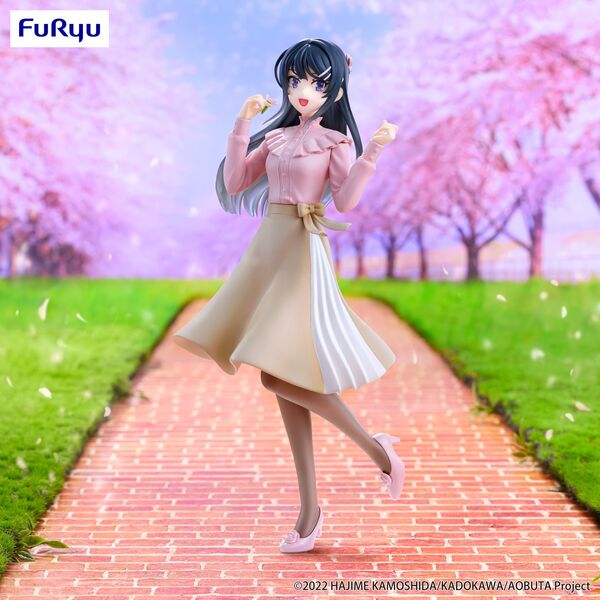 Seishun Buta Yarou wa Bunny Girl Senpai no Yume wo Minai - Sakurajima Mai - Trio-Try-iT Figure - Spring Coord ver. (FuRyu)