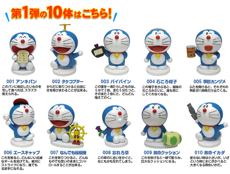 Doraemon - Doraemon 100 Resin Figure Collection (001) - Doraemon 100 Resin Figure Collection Set 1 - 1/10 (Run'a) photo 5