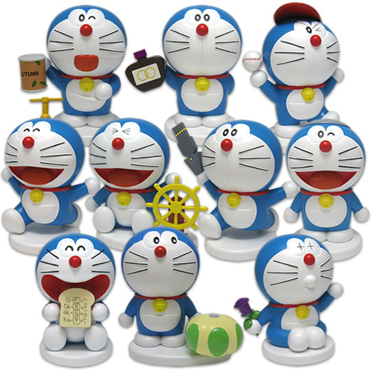 Doraemon - Doraemon 100 Resin Figure Collection (009) - Doraemon 100 Resin Figure Collection Set 1 - 1/10 (Run'a)