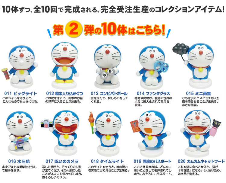Doraemon - Doraemon 100 Resin Figure Collection  (011) - Doraemon 100 Resin Figure Collection Set 2 - 1/10 (Run'a) photo 4