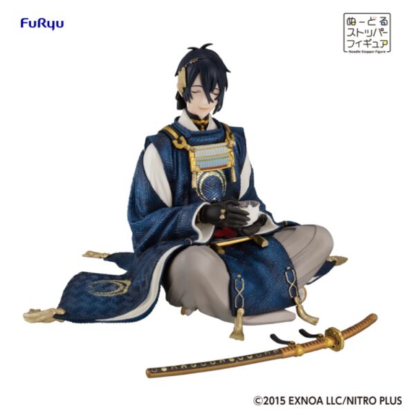 Touken Ranbu Online - Mikazuki Munechika - Furyu Kuji - Minna no Kuji Touken Ranbu Online ~Noodle Stopper no Jin No.5~ 10 Shuunen Anniversary  (Last One Prize) - Noodle Stopper Figure - Mattari Ver. (FuRyu)