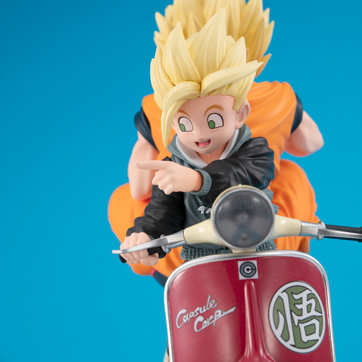 Dragon Ball Z - Son Gohan SSJ - Son Goku SSJ - Desktop Real McCoy EX - & Bike (MegaHouse) photo 2
