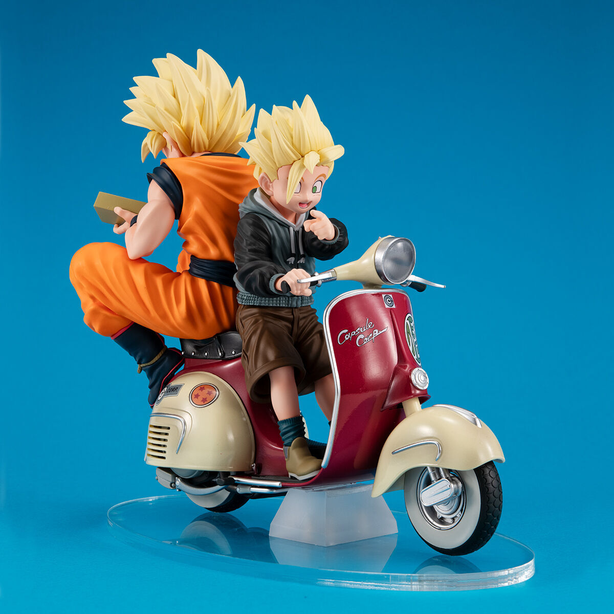 Dragon Ball Z - Son Gohan SSJ - Son Goku SSJ - Desktop Real McCoy EX - & Bike (MegaHouse) photo 3