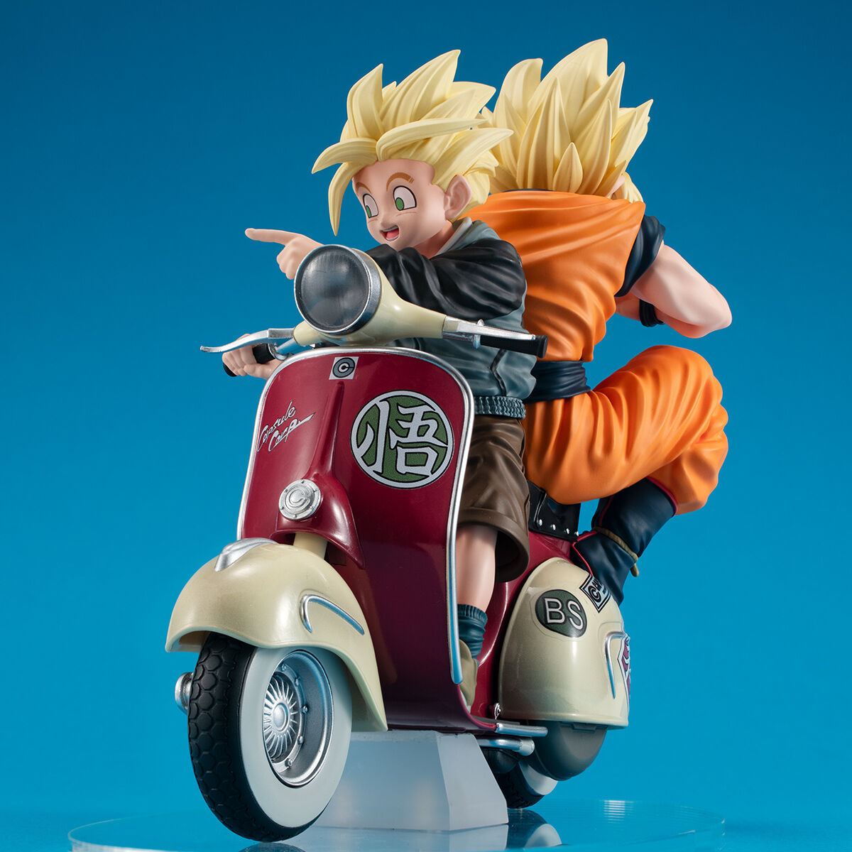 Dragon Ball Z - Son Gohan SSJ - Son Goku SSJ - Desktop Real McCoy EX - & Bike (MegaHouse) photo 4