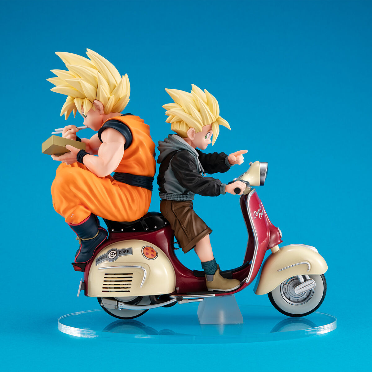 Dragon Ball Z - Son Gohan SSJ - Son Goku SSJ - Desktop Real McCoy EX - & Bike (MegaHouse) photo 5