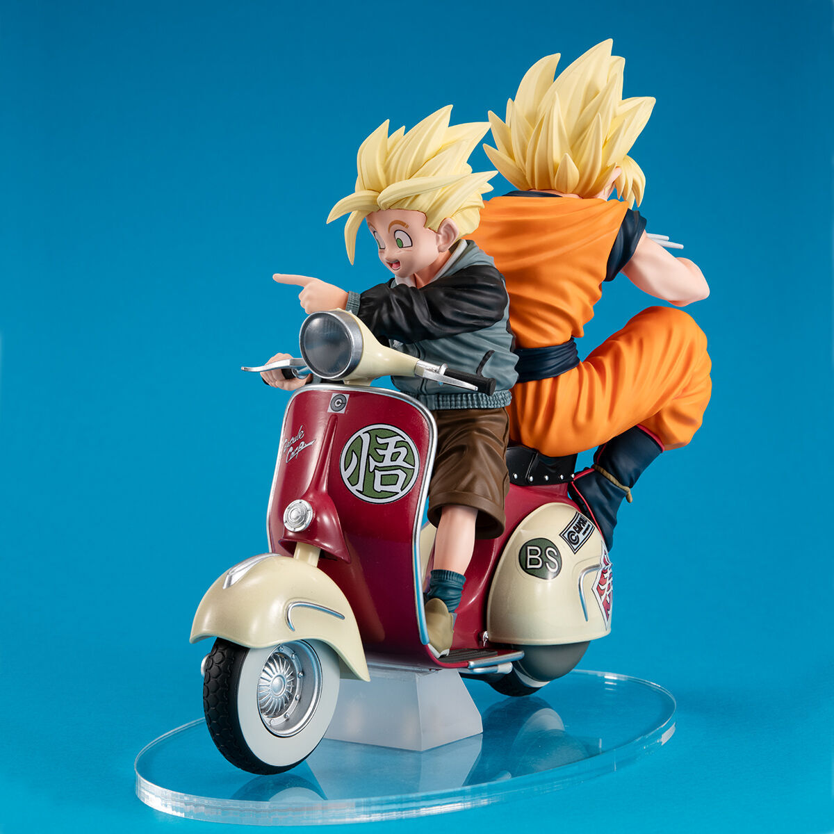 Dragon Ball Z - Son Gohan SSJ - Son Goku SSJ - Desktop Real McCoy EX - & Bike (MegaHouse) photo 6