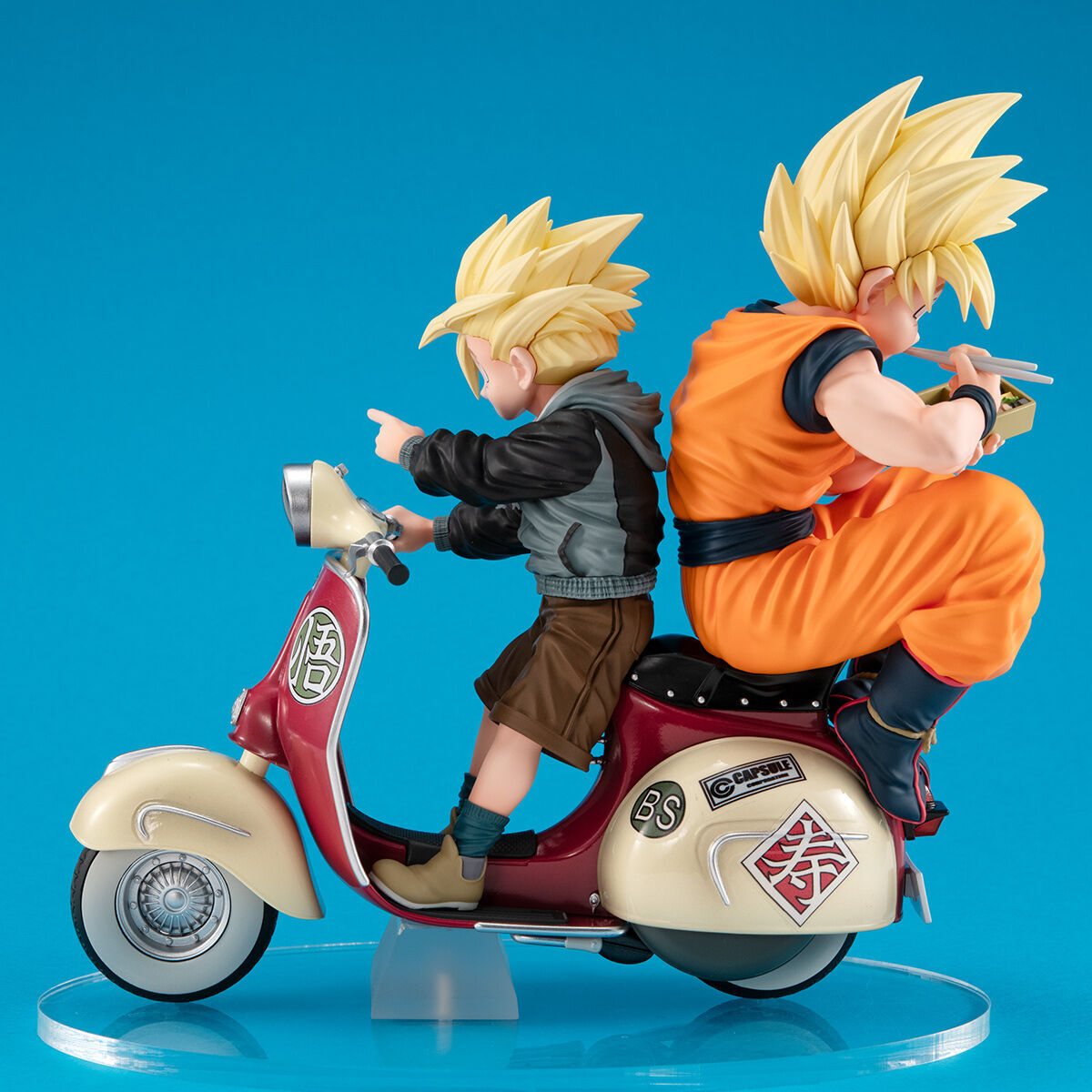 Dragon Ball Z - Son Gohan SSJ - Son Goku SSJ - Desktop Real McCoy EX - & Bike (MegaHouse) photo 8