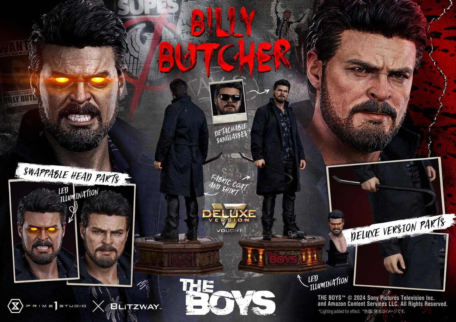 The Boys - Butcher - Premium Masterline  (PMTB-01DX) - 1/4 - DX Version (Blitzway, Prime 1 Studio) photo 73