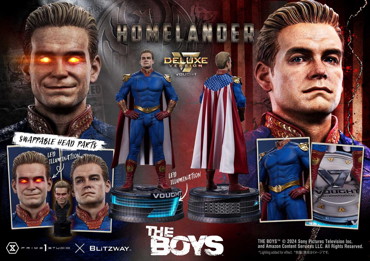The Boys - Homelander - Premium Masterline  (PMTB-02DX) - 1/4 - DX Version (Blitzway, Prime 1 Studio) photo 14