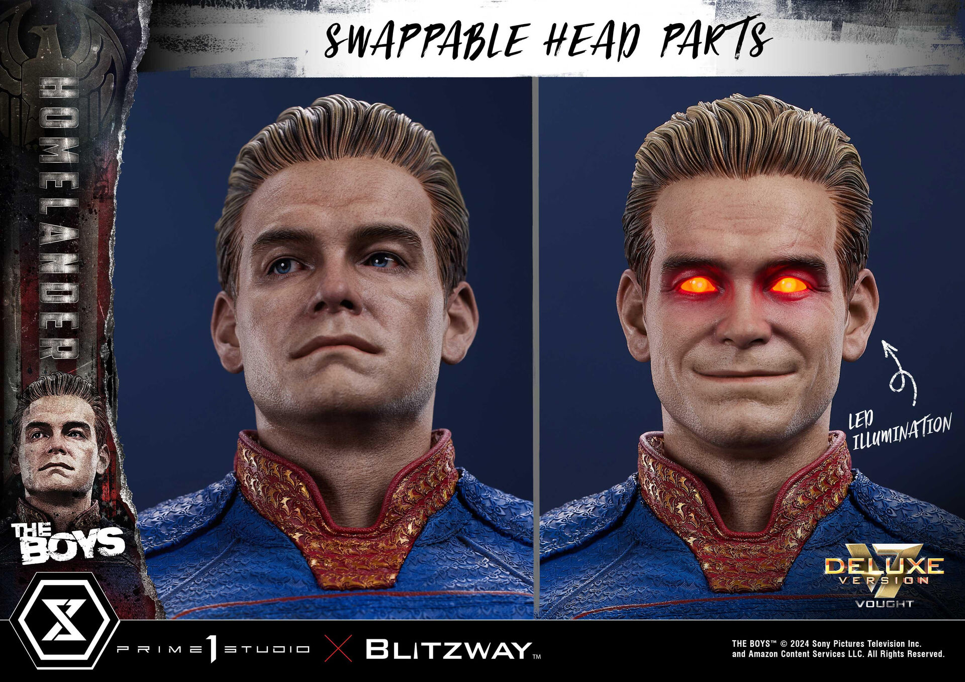 The Boys - Homelander - Premium Masterline  (PMTB-02DX) - 1/4 - DX Version (Blitzway, Prime 1 Studio) photo 16